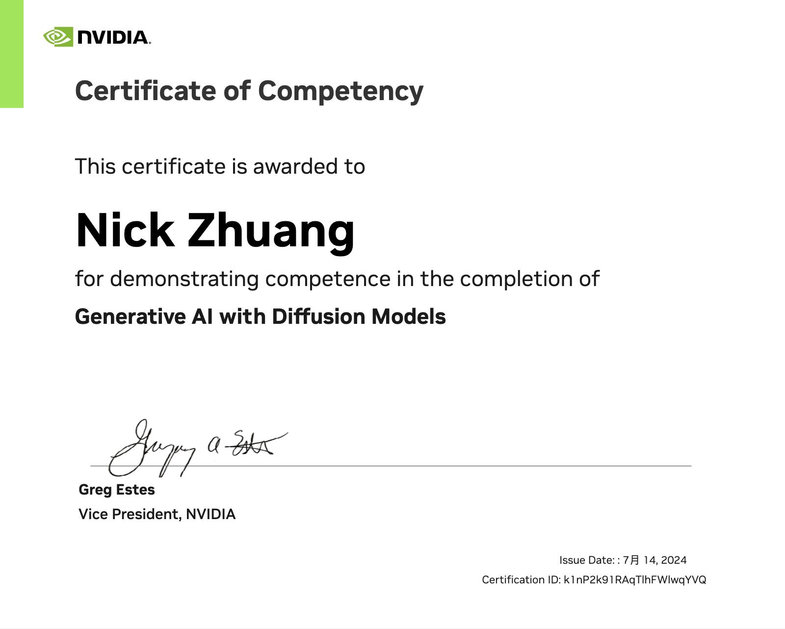 Generative AI with Diffusion Models